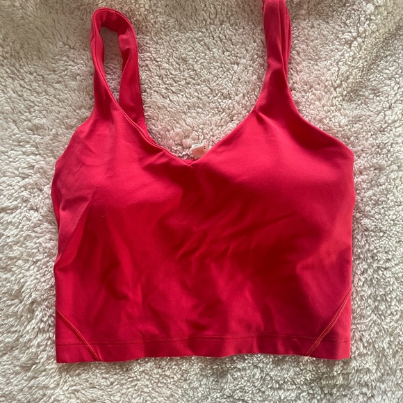Lululemon Watermelon Align Tank - Size 6 (worn once) - Picture 3 of 4